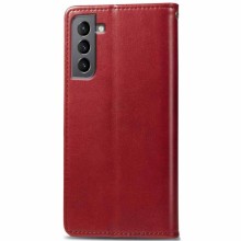 Кожаный чехол книжка GETMAN Gallant (PU) для Samsung Galaxy S23 FE – Красный