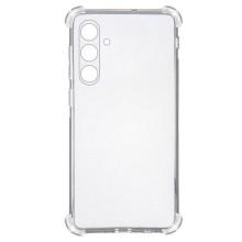 TPU чехол GETMAN Ease logo усиленные углы Full Camera для Samsung Galaxy S23 FE – Прозрачный