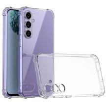 TPU чехол GETMAN Ease logo усиленные углы Full Camera для Samsung Galaxy S23 FE – Прозрачный