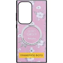 TPU+PC чехол Secret Garden with MagFit для Samsung Galaxy S23 FE – Pink