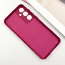 Чехол TPU GETMAN Liquid Silk Full Camera для Samsung Galaxy S23 FE – Бордовый