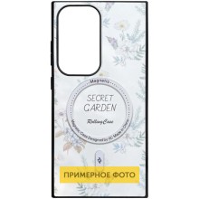 TPU+PC чохол Secret Garden with MagFit для Samsung Galaxy S23 FE – Білий