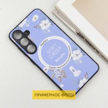 TPU+PC чехол Secret Garden with MagFit для Samsung Galaxy S23 FE – Лиловый