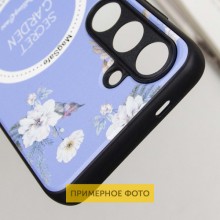 TPU+PC чехол Secret Garden with MagFit для Samsung Galaxy S23 FE – Лиловый