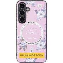 TPU+PC чехол Secret Garden with MagFit для Samsung Galaxy S23 FE – Розовый