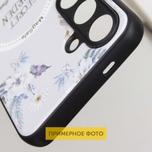 TPU+PC чохол Secret Garden with MagFit для Samsung Galaxy S23 FE – Білий