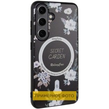 TPU+PC чехол Secret Garden with MagFit для Samsung Galaxy S23 FE – Черный