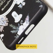 TPU+PC чохол Secret Garden with MagFit для Samsung Galaxy S23 FE – Чорний