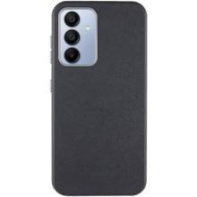 Кожаный чехол Leather Case Metal Buttons для Samsung Galaxy S23 FE – Черный