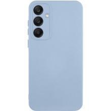Чехол TPU GETMAN Liquid Silk Full Camera для Samsung Galaxy S23 FE – Голубой