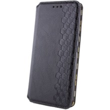 Шкіряний чохол-книжка GETMAN Cubic (PU) для Samsung Galaxy S23 FE – Чорний