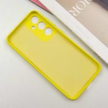 Чехол TPU GETMAN Liquid Silk Full Camera для Samsung Galaxy S23 FE – Желтый
