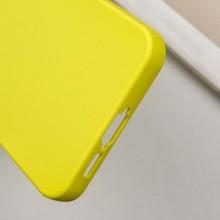 Чехол TPU GETMAN Liquid Silk Full Camera для Samsung Galaxy S23 FE – Желтый