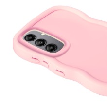 Чехол TPU Ripple для Samsung Galaxy S23 FE – Розовый