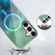 Чехол TPU Shiny Mountain (MagFit) для Samsung Galaxy S23 FE – Зеленый