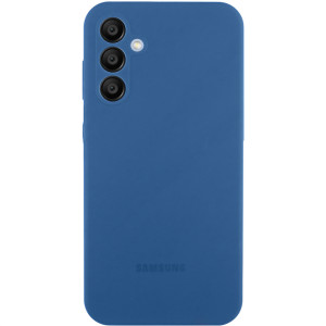 Чехол Silicone Cover Lakshmi Full Camera (AAA) with Logo для Samsung Galaxy S23 FE – Синий