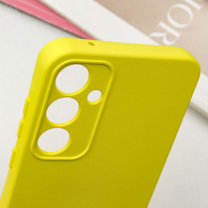Чехол Silicone Cover Lakshmi Full Camera (A) для Samsung Galaxy S23 FE – Желтый