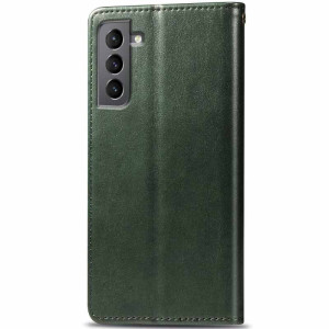 Шкіряний чохол-книжка GETMAN Gallant (PU) для Samsung Galaxy S23 FE – Зелений