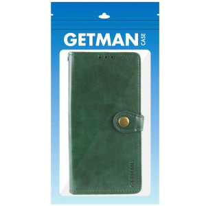 Шкіряний чохол-книжка GETMAN Gallant (PU) для Samsung Galaxy S23 FE – Зелений