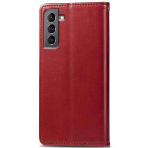 Шкіряний чохол-книжка GETMAN Gallant (PU) для Samsung Galaxy S23 FE – Червоний