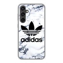 Чехлы Адидас для Samsung Galaxy S23 FE (AlphaPrint) (Адидас на мраморе)