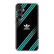 Чехлы Адидас для Samsung Galaxy S23 FE (AlphaPrint) (Адидас с полосами)