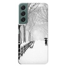 Чехлы на Новый Год Samsung Galaxy S23 FE (Снегом замело)