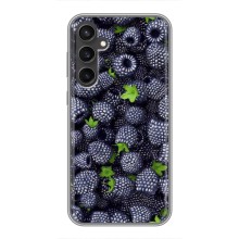 Чехлы с Фруктами для Samsung Galaxy S23 FE (VPrint) (Ежевика)