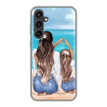 Чехол с печатью для Samsung Galaxy S23 FE - (Мама с ребенком) (AlphaPrint) (Мама с доченькой)