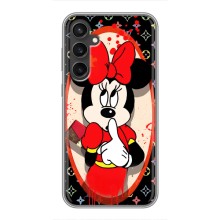 Чехол Disney Mouse Samsung Galaxy S23 FE (PREMIUMPrint) (Минни Маус ЛВ)