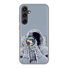 Чехол NASA для Samsung Galaxy S23 FE (AlphaPrint) (Космонавт фото)
