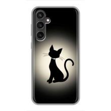 Чехол с принтом для Samsung Galaxy S23 FE (AlphaPrint) Модные коты (Силуэт котика)