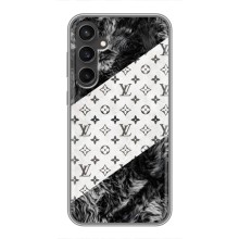 Чехол Стиль Louis Vuitton на Samsung Galaxy S23 FE (LV на белом)