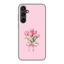 Чехол с розовым рисунком для Samsung Galaxy S23 FE (Букет цветов)