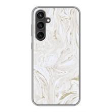 Мраморный чехол на Samsung Galaxy S23 FE (VPrint) (Белый мрамор)