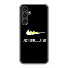 Силиконовый Чехол на Samsung Galaxy S23 FE с картинкой Nike (Later)