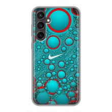 Силиконовый Чехол на Samsung Galaxy S23 FE с картинкой Nike (Найк зеленый)