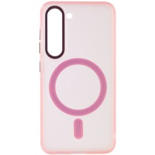 Чохол TPU Lyon frosted with MagSafe для Samsung Galaxy S23+ – Pink