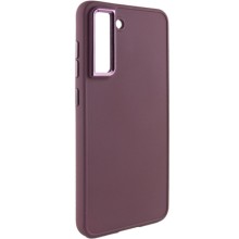 TPU чехол Bonbon Metal Style для Samsung Galaxy S23+ (Бордовый)