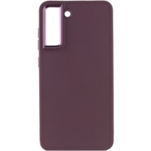 TPU чехол Bonbon Metal Style для Samsung Galaxy S23+ – Бордовый