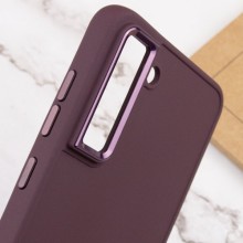 TPU чехол Bonbon Metal Style для Samsung Galaxy S23+ – Бордовый