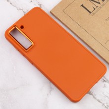 TPU чехол Bonbon Metal Style для Samsung Galaxy S23+ – Оранжевый