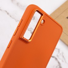 TPU чехол Bonbon Metal Style для Samsung Galaxy S23+ – Оранжевый