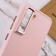 TPU чехол Bonbon Metal Style для Samsung Galaxy S23+ – Розовый