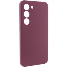 Чехол Silicone Cover Lakshmi Full Camera (AAA) для Samsung Galaxy S23+ – Бордовый