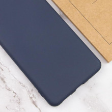 Чехол TPU GETMAN Liquid Silk Full Camera для Samsung Galaxy S23+ – Синий