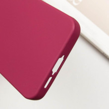 Чехол TPU GETMAN Liquid Silk Full Camera для Samsung Galaxy S23+ – Бордовый