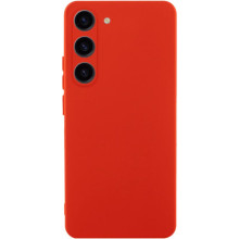 Чехол TPU GETMAN Liquid Silk Full Camera для Samsung Galaxy S23+ – Красный