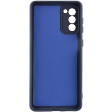 Чехол TPU GETMAN Liquid Silk Full Camera для Samsung Galaxy S23+ – Синий
