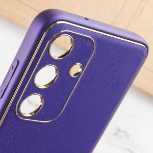 Кожаный чехол Xshield для Samsung Galaxy S23+ – Фиолетовый